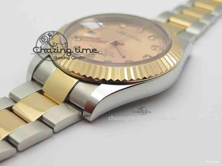 MiroTime 0201 DateJust II 41mm SS RG BP Maker Best Edition RG Diam Dial On SS RG Bracelet SA Efficient 3712